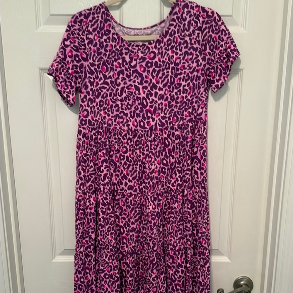 Lilly Pulitzer Pink Leopard Print Dress
